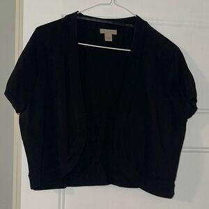 Kim Rogers Black Shrug Sweater